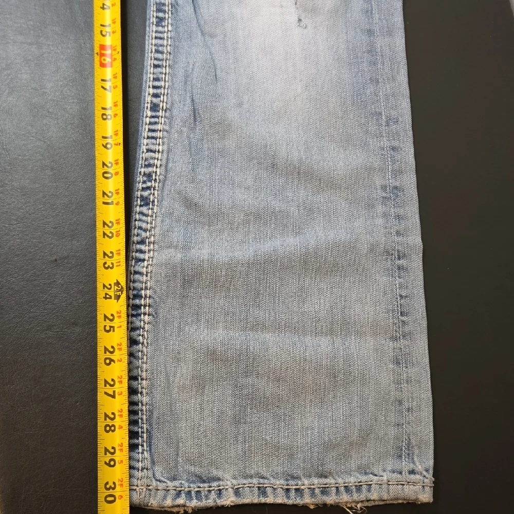 Rock Revival Boot Cut Ripped Jeans in Light Blue - Picture 13 of 16
